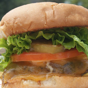 hamburger with cheese