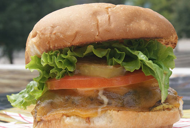 hamburger with cheese